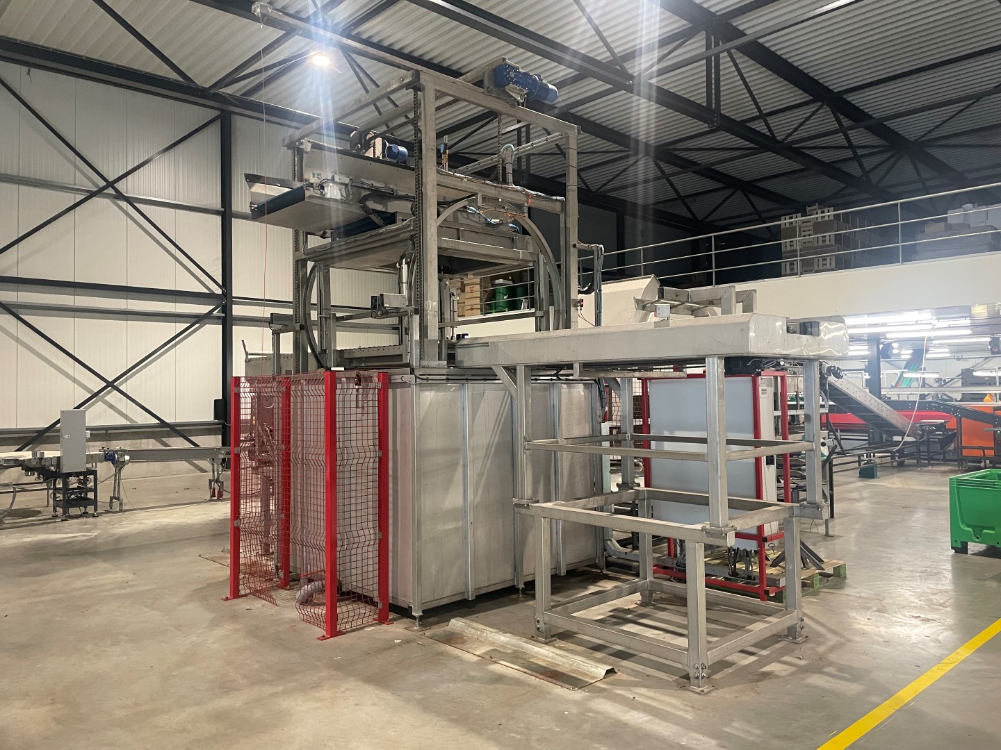 Burg onderwater kistenvuller voor appels en peren