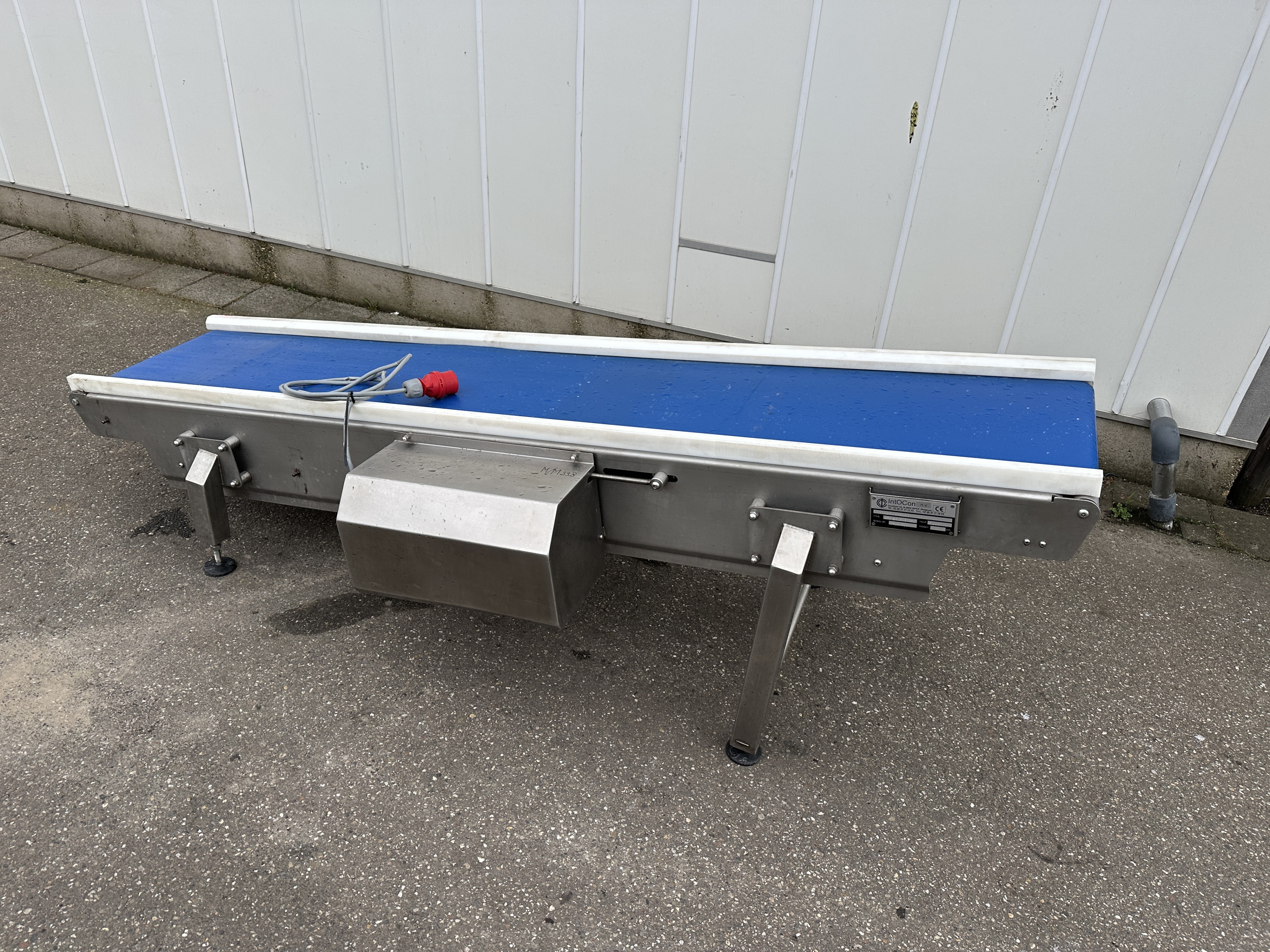 IntOCon opvoerband roestvrij staal 250 x 45 cm