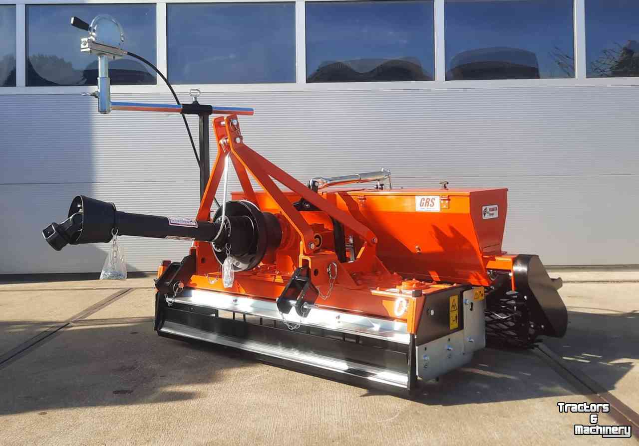 Kubota MTZ135  rotorkopeg zaaicombinatie